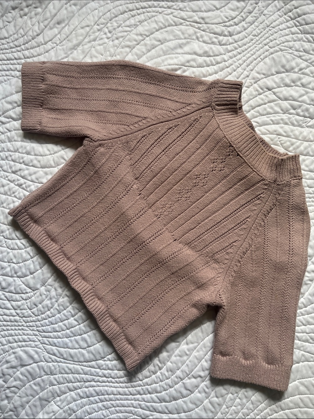 Free People Rib-Knit crop Sweater